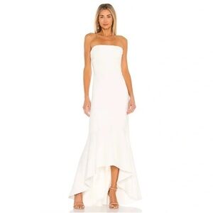 Likely Strapless White Gown